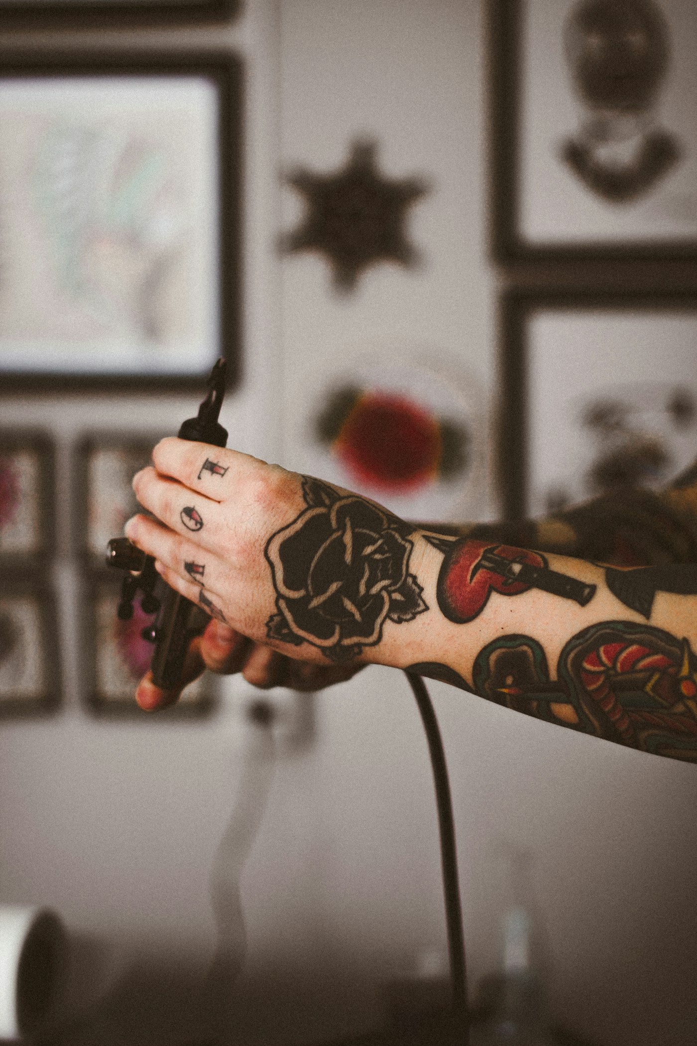 Color sleeve arm